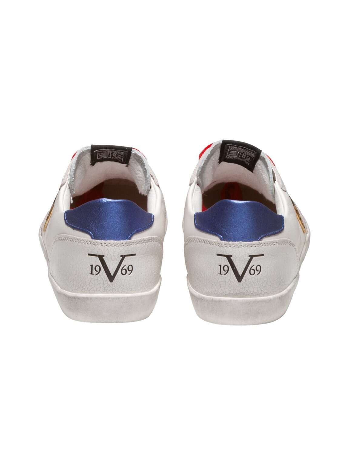 Cumpăra 19V69 ITALIA Sneaker low 'Cinque'  albastru / roșu / alb