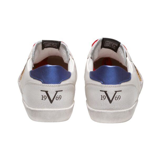 Cumpăra 19V69 ITALIA Sneaker low 'Cinque'  albastru / roșu / alb