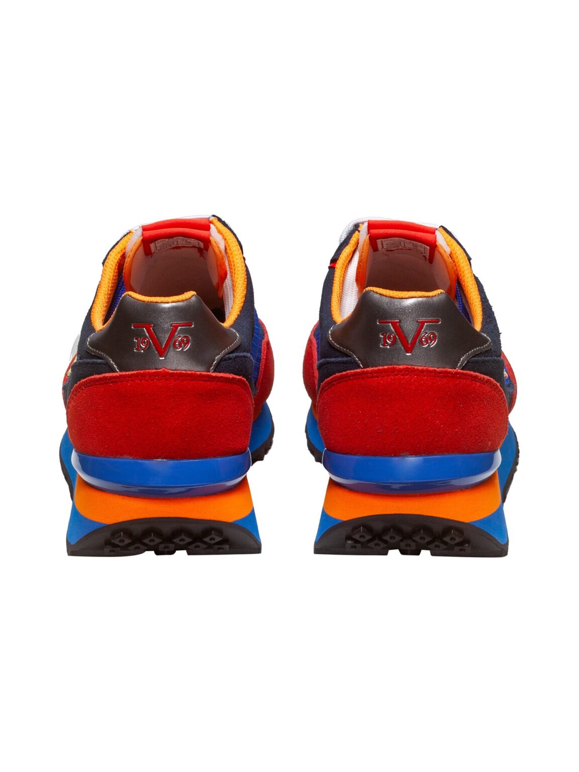 Cumpăra 19V69 ITALIA Sneaker low 'Satorio'  albastru deschis / roșu / negru