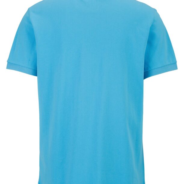 19V69 ITALIA Tricou 'Emilio Bas'  albastru aqua