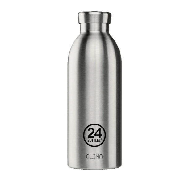 24 Bottles Clima Bottle Brushed Steel 500ml