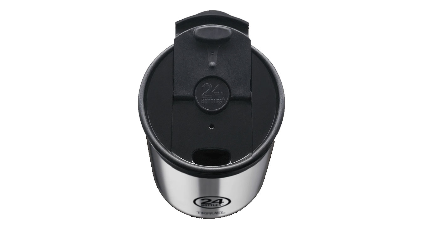 24 Bottles Travel Tumbler Stone Tuxedo Black 600ml preţ