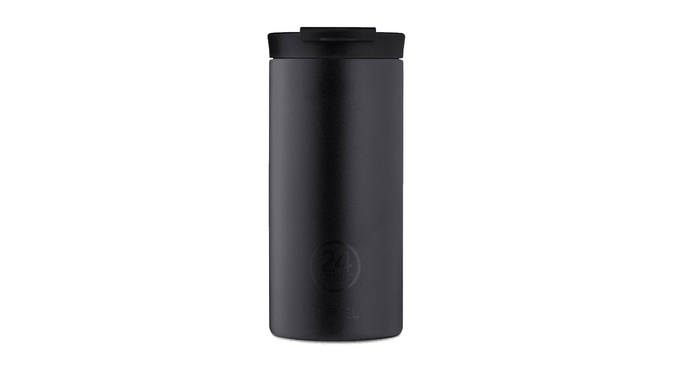 24 Bottles Travel Tumbler Stone Tuxedo Black 600ml