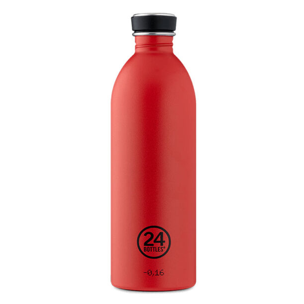 24 Bottles Urban Bottle Hot Red 1L