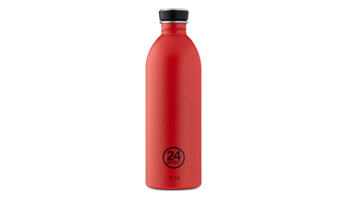 24 Bottles Urban Bottle Hot Red 1L