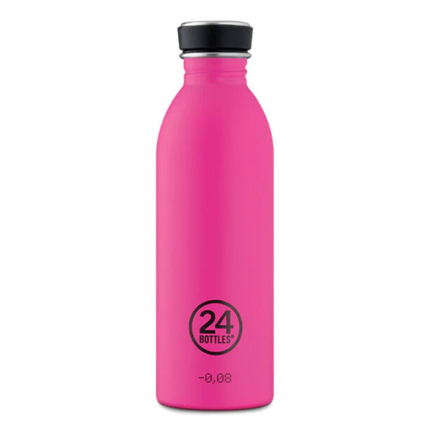 24 Bottles Urban Bottle Stone Passion Pink 500ml