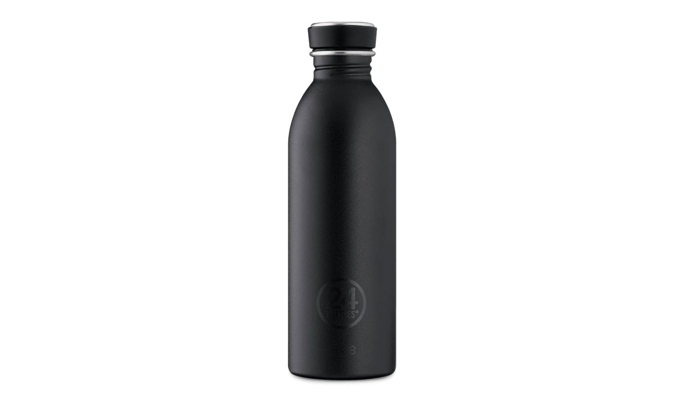 24 Bottles Urban Bottle Tuxedo Black 500ml
