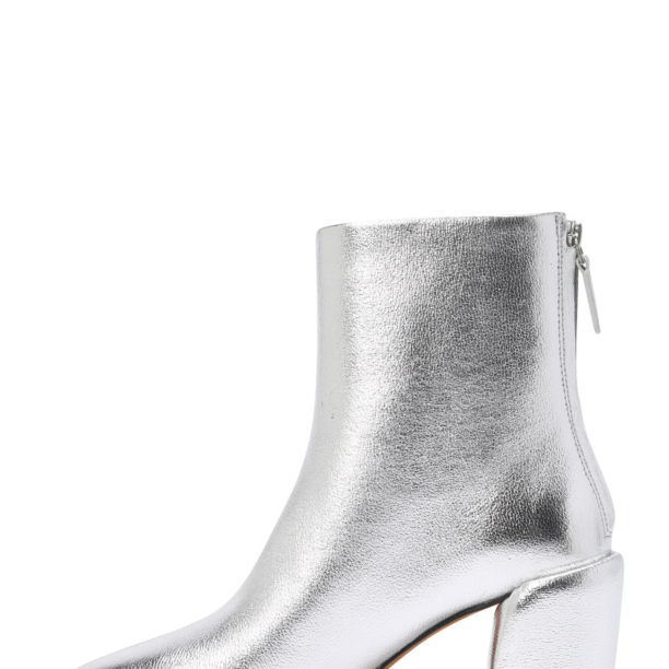 3.1 Phillip Lim Botine 'NAOMI'  argintiu