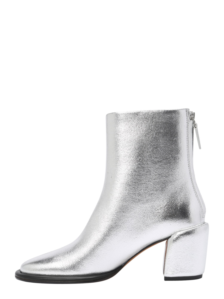 3.1 Phillip Lim Botine 'NAOMI'  argintiu