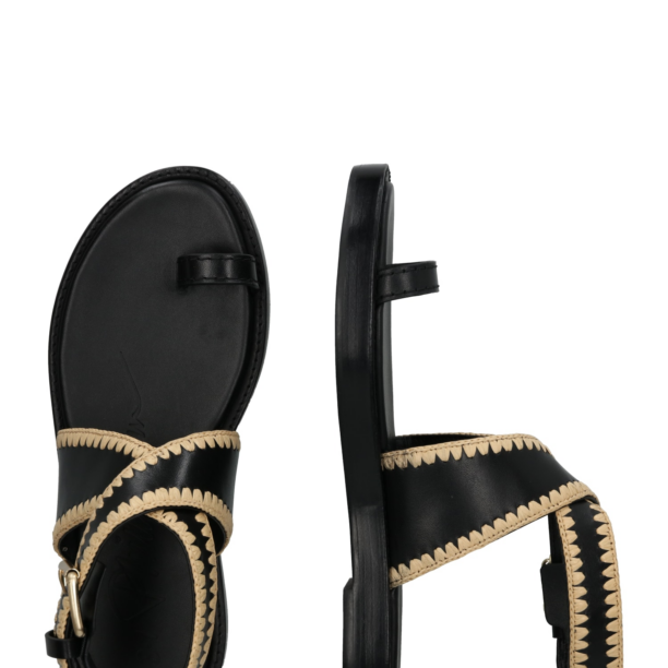 3.1 Phillip Lim Flip-flops 'NAYA'  bej / negru