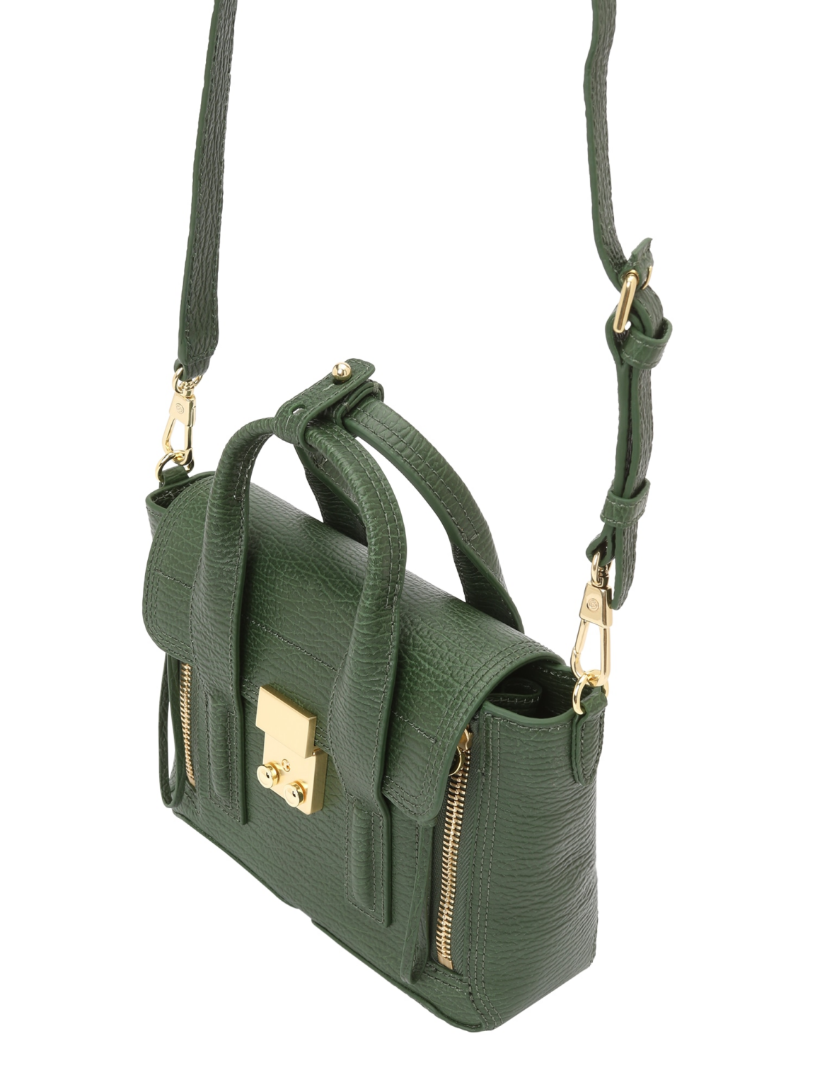 3.1 Phillip Lim Poșete 'PASHLI'  auriu / verde închis