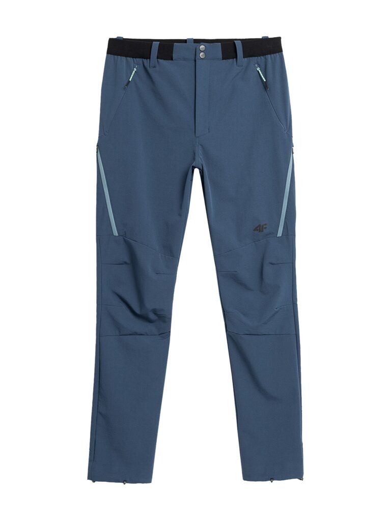 4F Pantaloni outdoor  albastru aqua / albastru închis