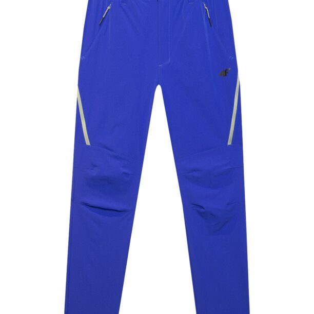 4F Pantaloni outdoor  albastru cobalt / verde pastel / negru