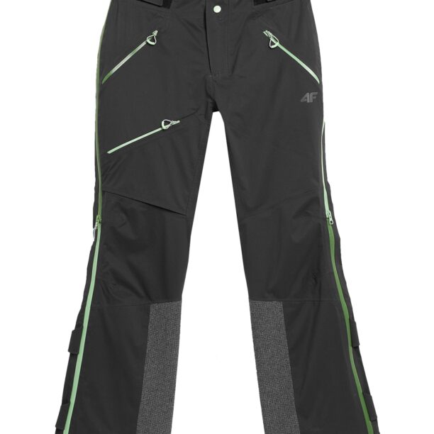 4F Pantaloni outdoor  gri / negru