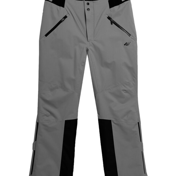 4F Pantaloni outdoor  gri / negru