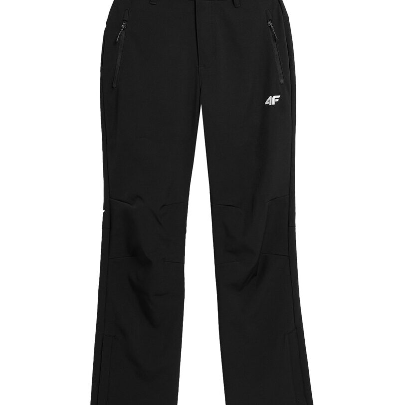 4F Pantaloni outdoor  negru / alb