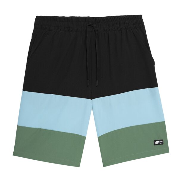 4F Pantaloni sport  albastru / verde / negru