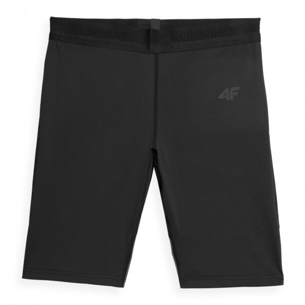 4F Pantaloni sport  gri / negru