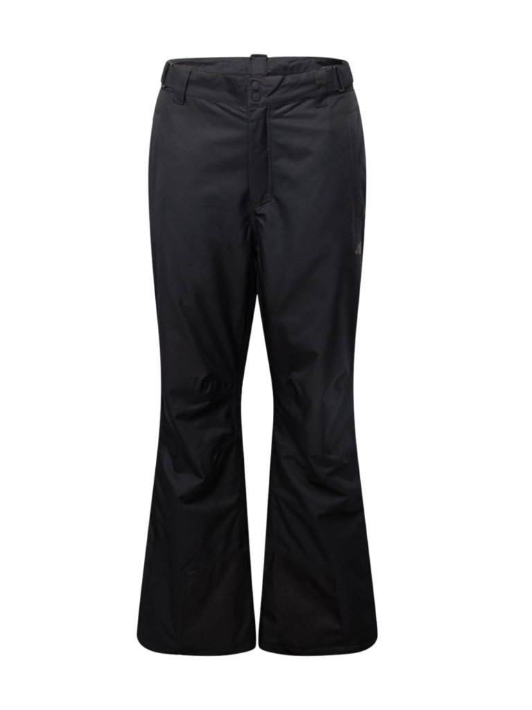 4F Pantaloni sport  negru / alb