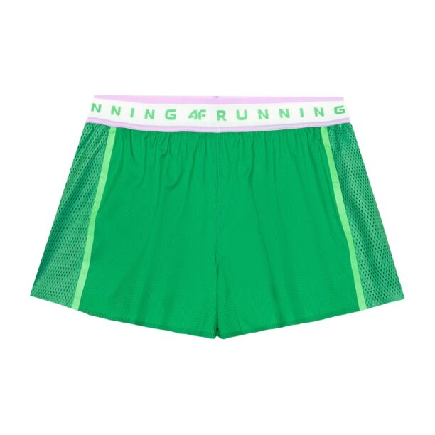 4F Pantaloni sport  verde / mov pastel / alb