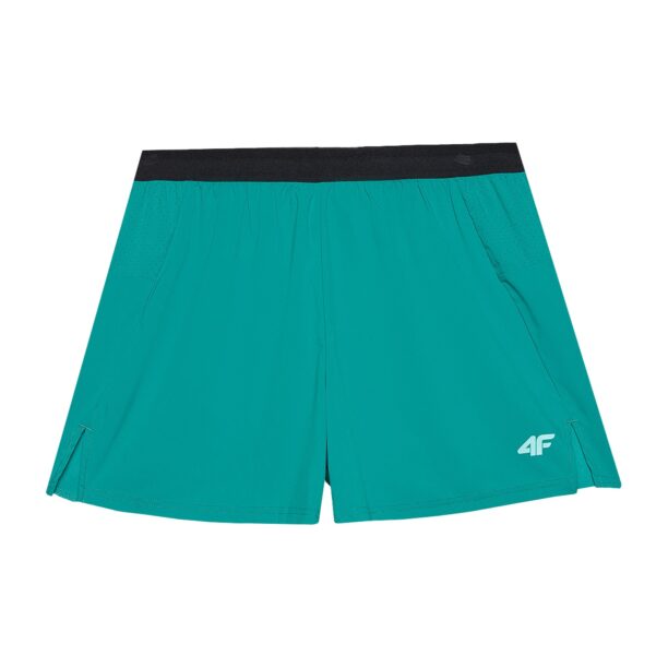 4F Pantaloni  verde / negru