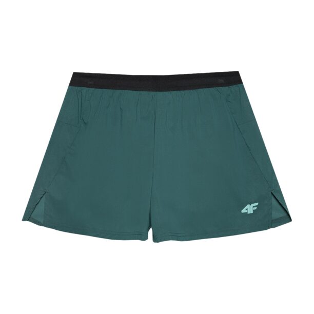 4F Pantaloni  verde petrol / negru