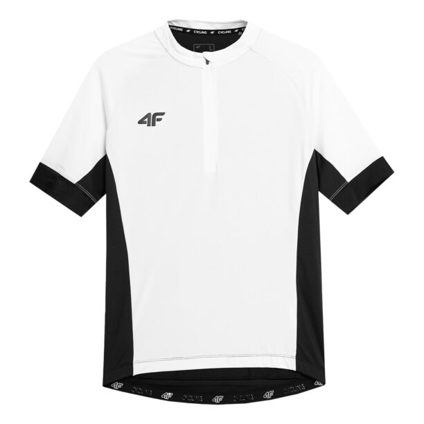 4F Tricou funcțional  negru / alb