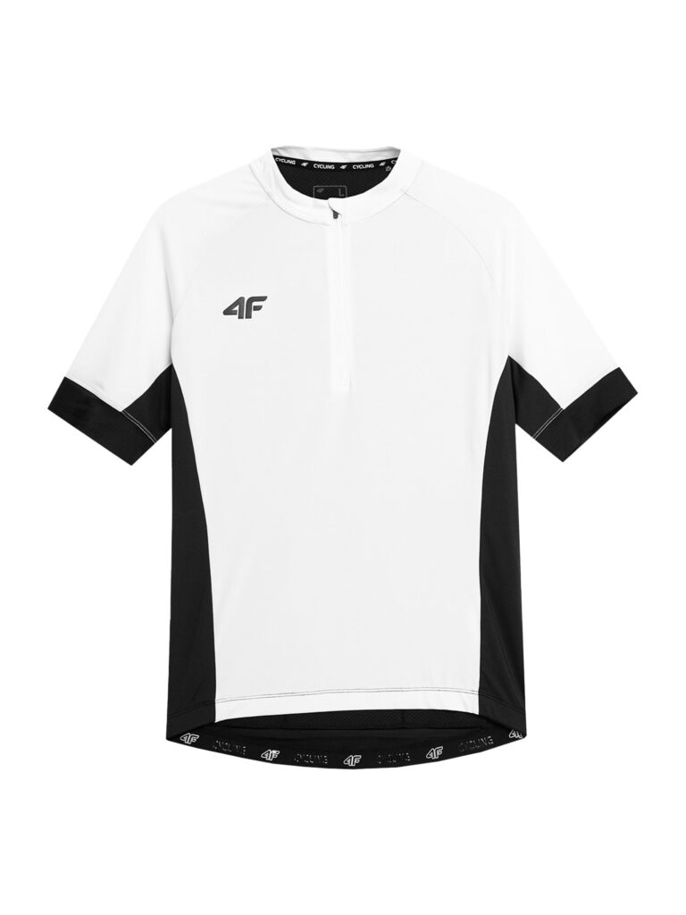 4F Tricou funcțional  negru / alb