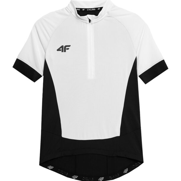 4F Tricou funcțional  negru / alb