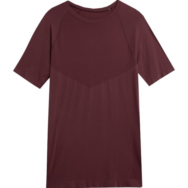 4F Tricou funcțional  roșu burgundy