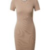 A LOT LESS Rochie 'Flora'  gri taupe