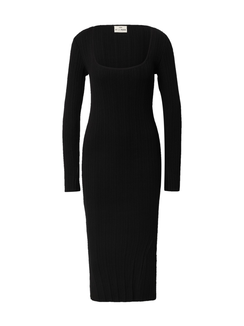 A LOT LESS Rochie tricotat 'Arabella'  negru