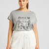 ABOUT YOU Curvy Tricou 'Doreen'  gri amestecat