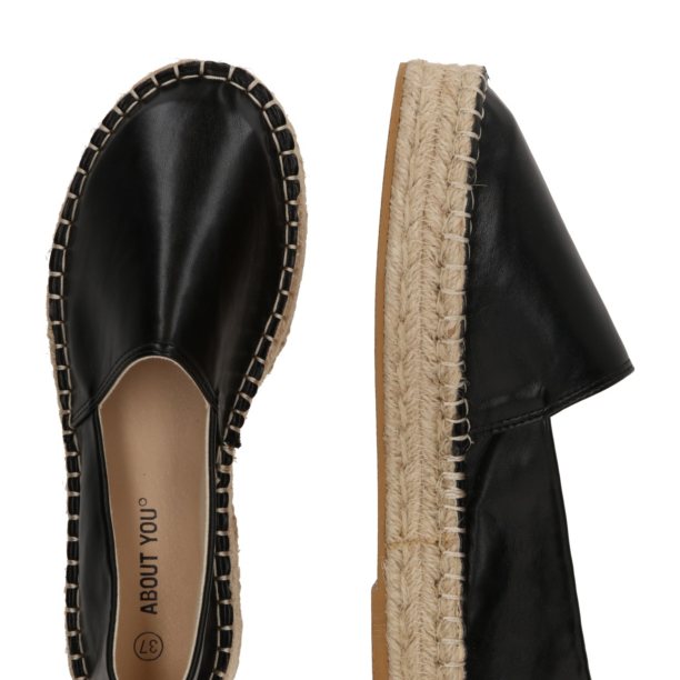 ABOUT YOU Espadrile 'Larissa'  negru