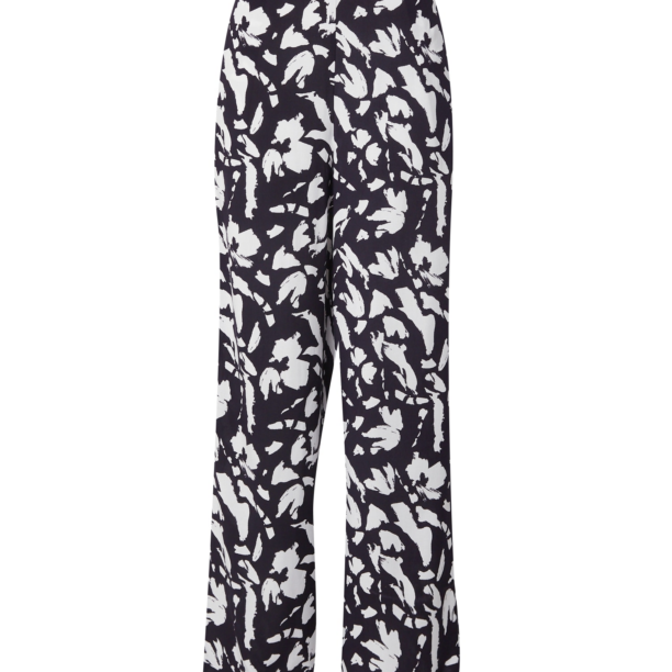 ABOUT YOU Pantaloni 'Nola'  negru / alb