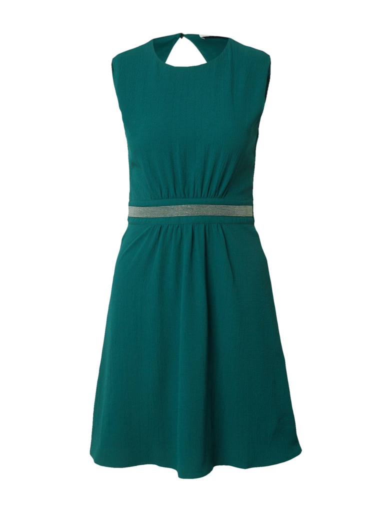 ABOUT YOU Rochie 'Cecile'  verde închis / alb