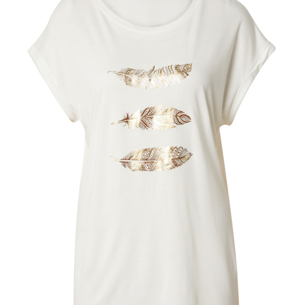 ABOUT YOU Tricou 'Antoinetta'  crem / auriu / alb