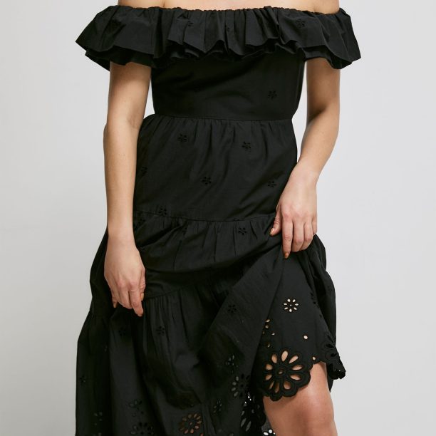 ABOUT YOU x Iconic by Tatiana Kucharova Rochie 'Fanny'  negru preţ