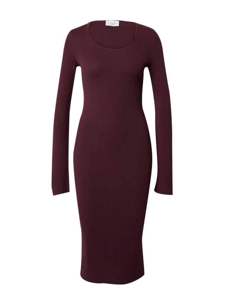 ABOUT YOU x Toni Garrn Rochie tricotat 'Hailey'  roșu burgundy