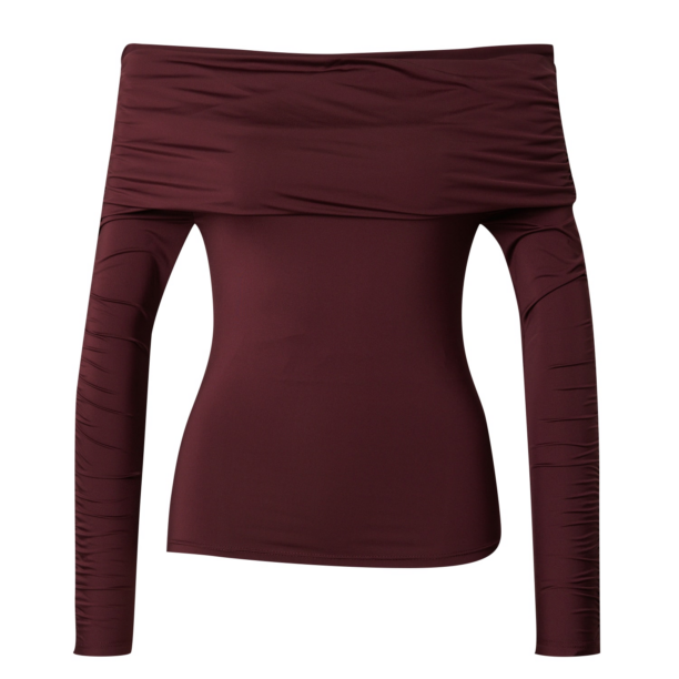 ABOUT YOU x Toni Garrn Tricou 'Kiara'  roșu burgundy