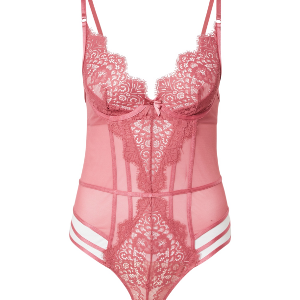 ABOUT YOU x hunkemöller Body 'Rosanne'  roz închis