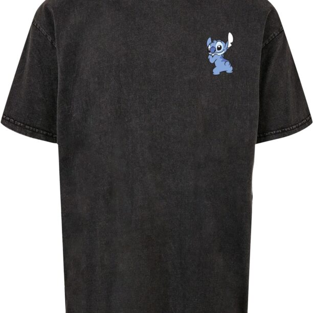 ABSOLUTE CULT Tricou 'Lilo and Stitch'  albastru / gri metalic