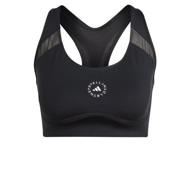 ADIDAS BY STELLA MCCARTNEY Sutien sport 'Truepurpose Power Impact Training Medium-support'  gri / negru / alb