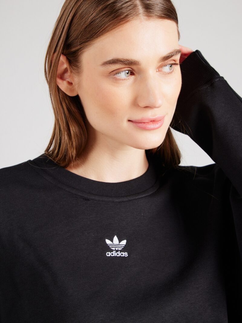 Preţ ADIDAS ORIGINALS Bluză de molton 'Essentials'  negru / alb