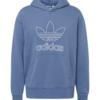 ADIDAS ORIGINALS Bluză de molton  albastru marin / alb