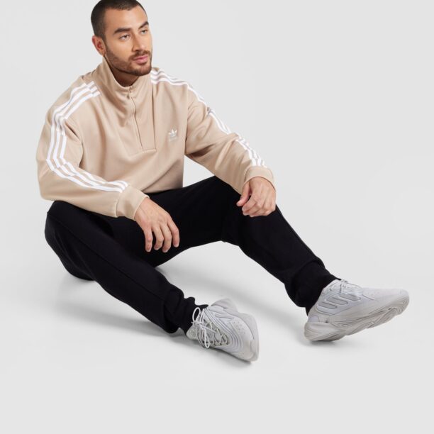 ADIDAS ORIGINALS Bluză de molton  bej / alb preţ