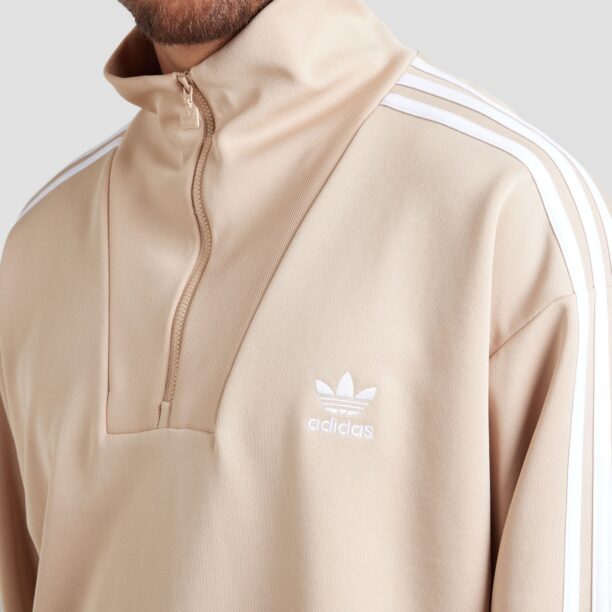 Cumpăra ADIDAS ORIGINALS Bluză de molton  bej / alb