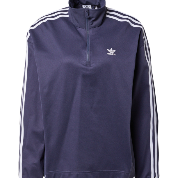 ADIDAS ORIGINALS Bluză de molton  bleumarin / alb