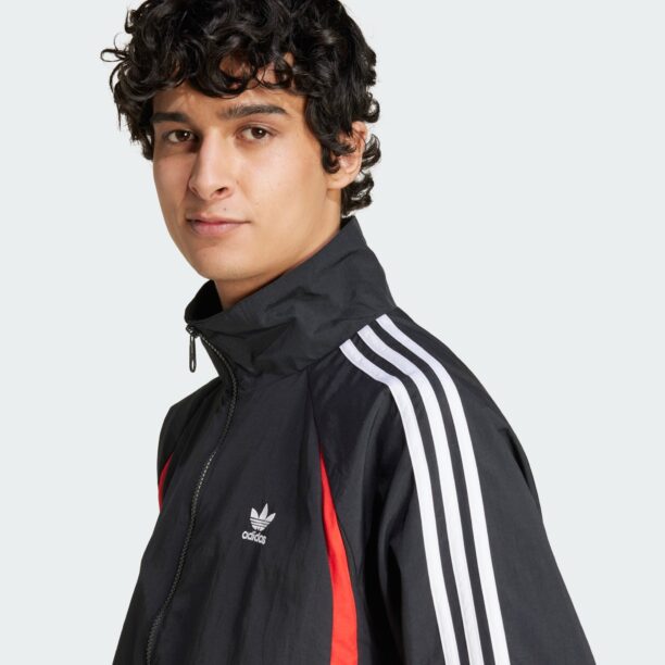 ADIDAS ORIGINALS Bluză de molton  roșu / negru / alb preţ