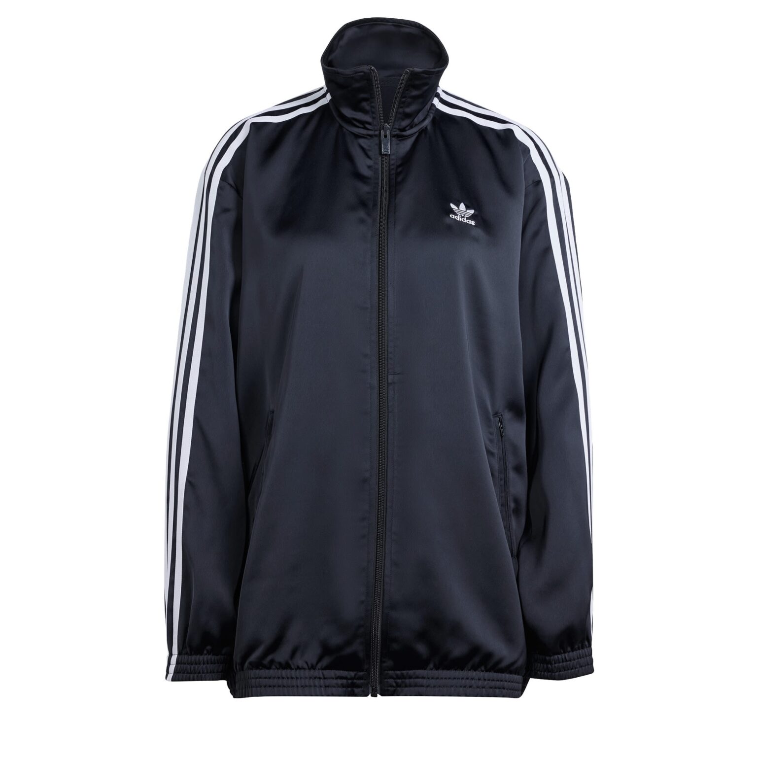 ADIDAS ORIGINALS Geacă de primăvară-toamnă  negru / alb